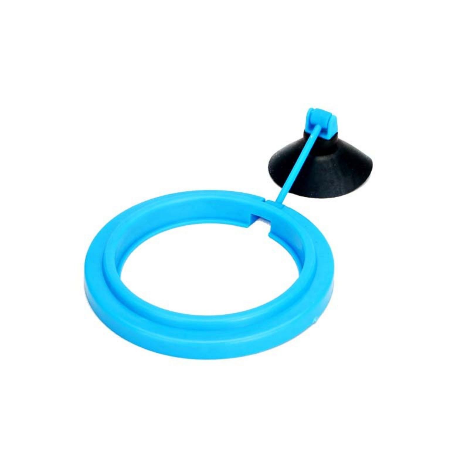 thumbnail image 2 of Anillo de Alimentación de Peces Acuario Peces Flotante Alimentador de Alimentos Ventosa Fuerte Tanque de Peces Alentar Picky Eaters Peces Material de PVC, 2 of 2